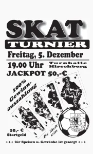Einladung zum Preisskat am 05. Dezember 2025